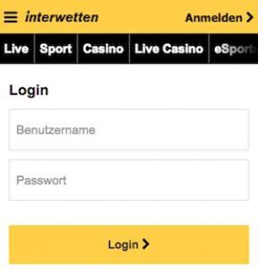 interwetten einloggen.